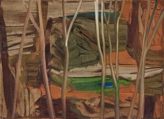 Andreas Eriksson - Landskap med hydda