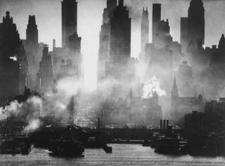 Andreas Feininger - 42nd Street as viewed from Weehawken