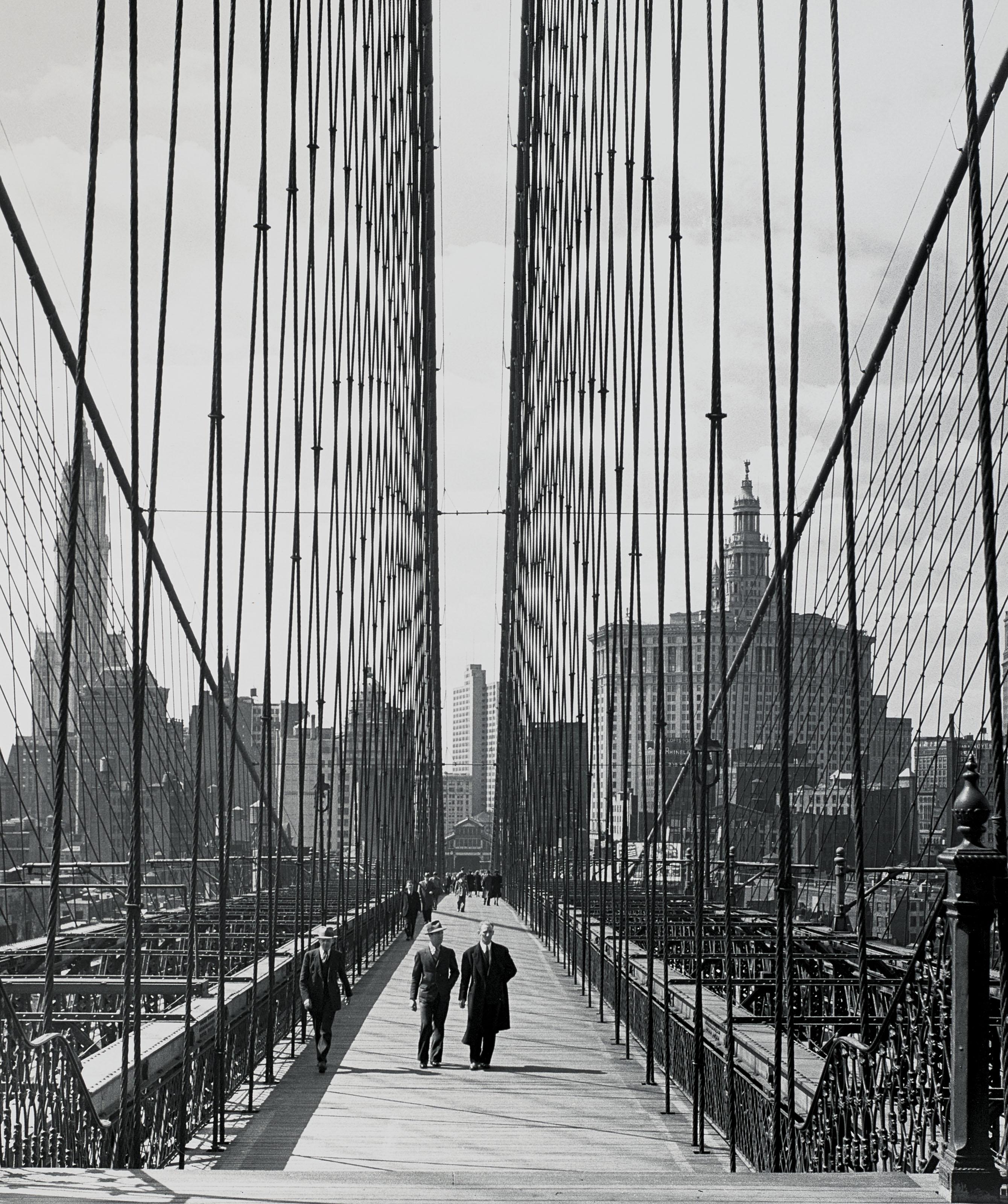 Andreas Feininger - Brooklyn Bridge, New York, c. 1942