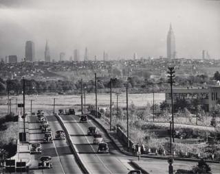 Andreas Feininger - Midtown Manhattan As Seen From New Jersey Side, 1948