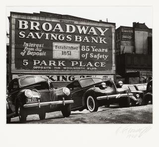 Andreas Feininger - \'N.Y. - William Street\'