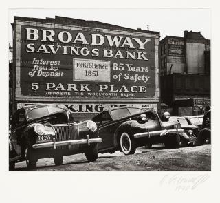 Andreas Feininger - \'N.Y. - William Street\'