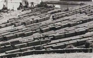 Andreas Feininger - Railroad Yard, 1948