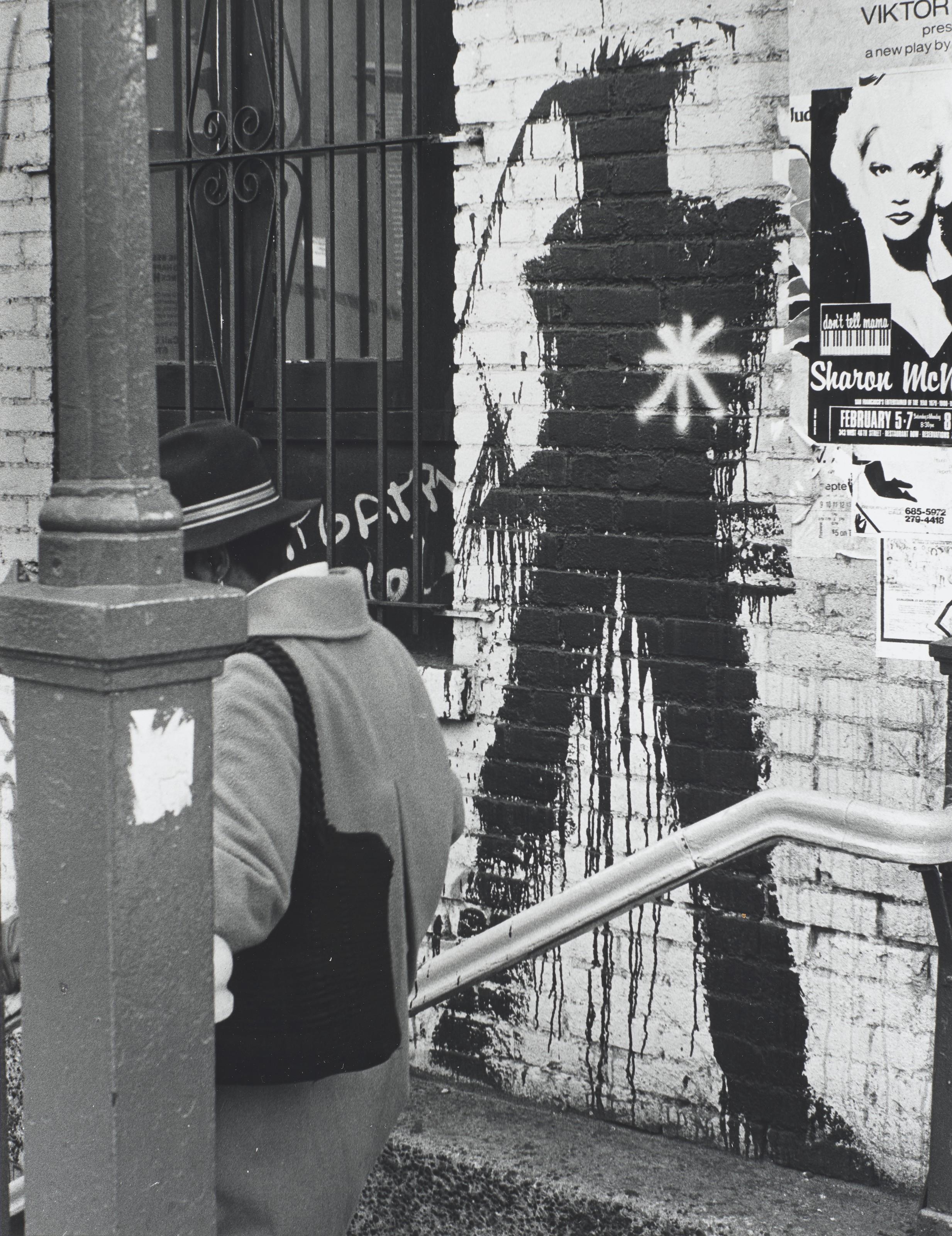 Andreas Feininger - Untitled (Shadow on brick wall, New York), 1983
