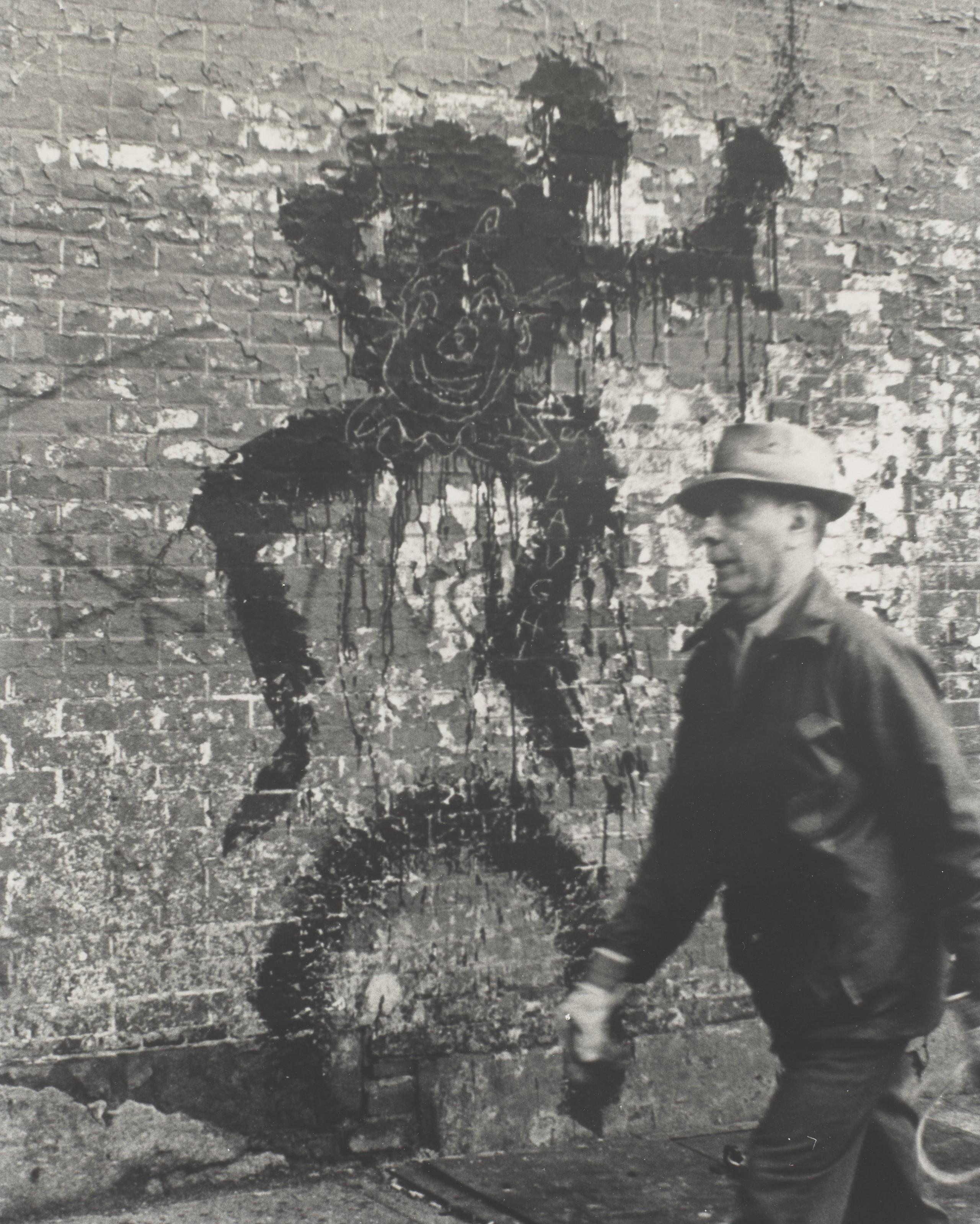 Andreas Feininger - Untitled (Shadows on brick wall, New York), 1983