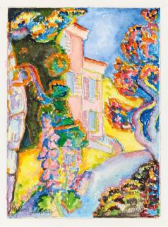 Andreas Jawlensky - Costa Brava - Der Parkweg.