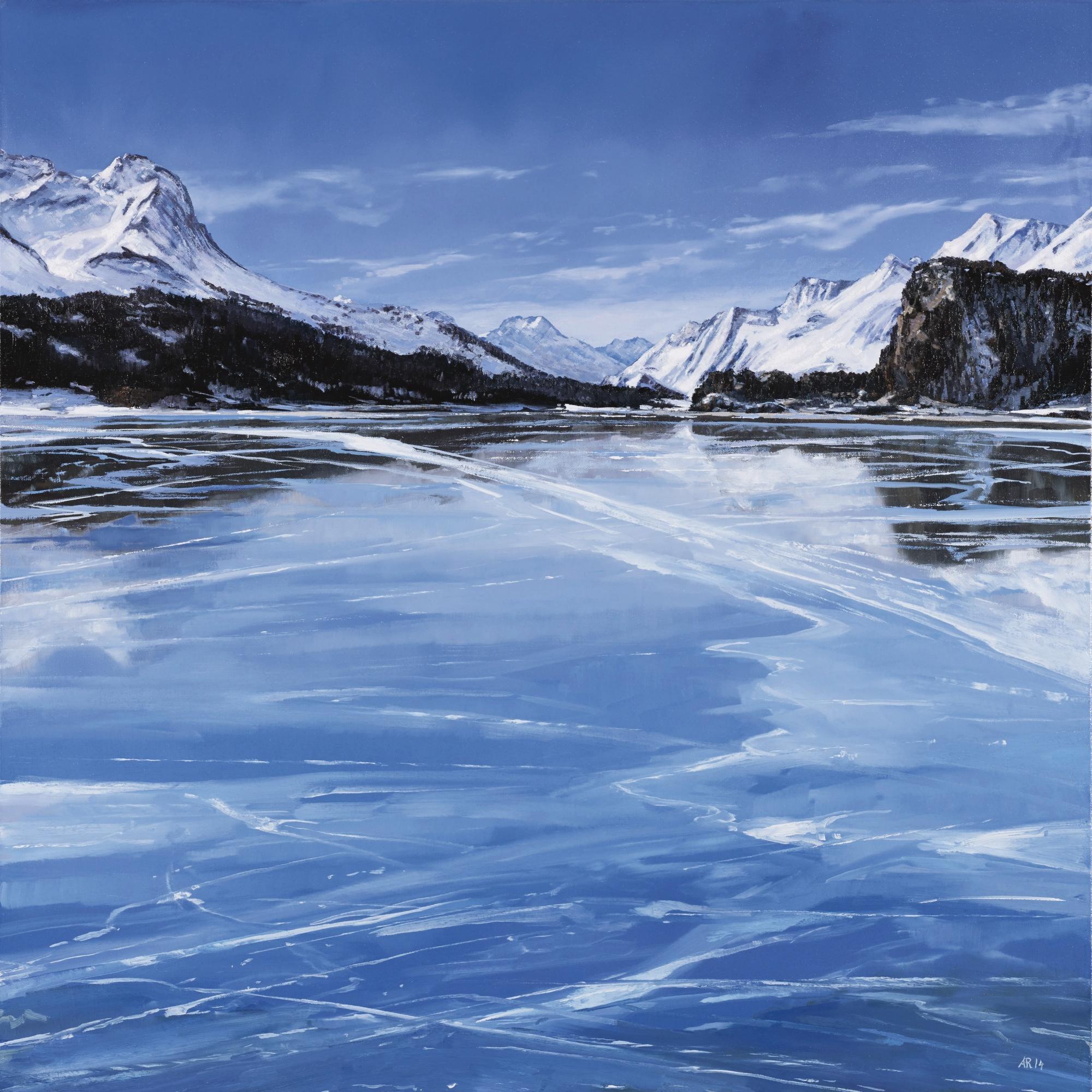 Andreas Rickenbacher - Eis Auf Dem Silsersee, 2014