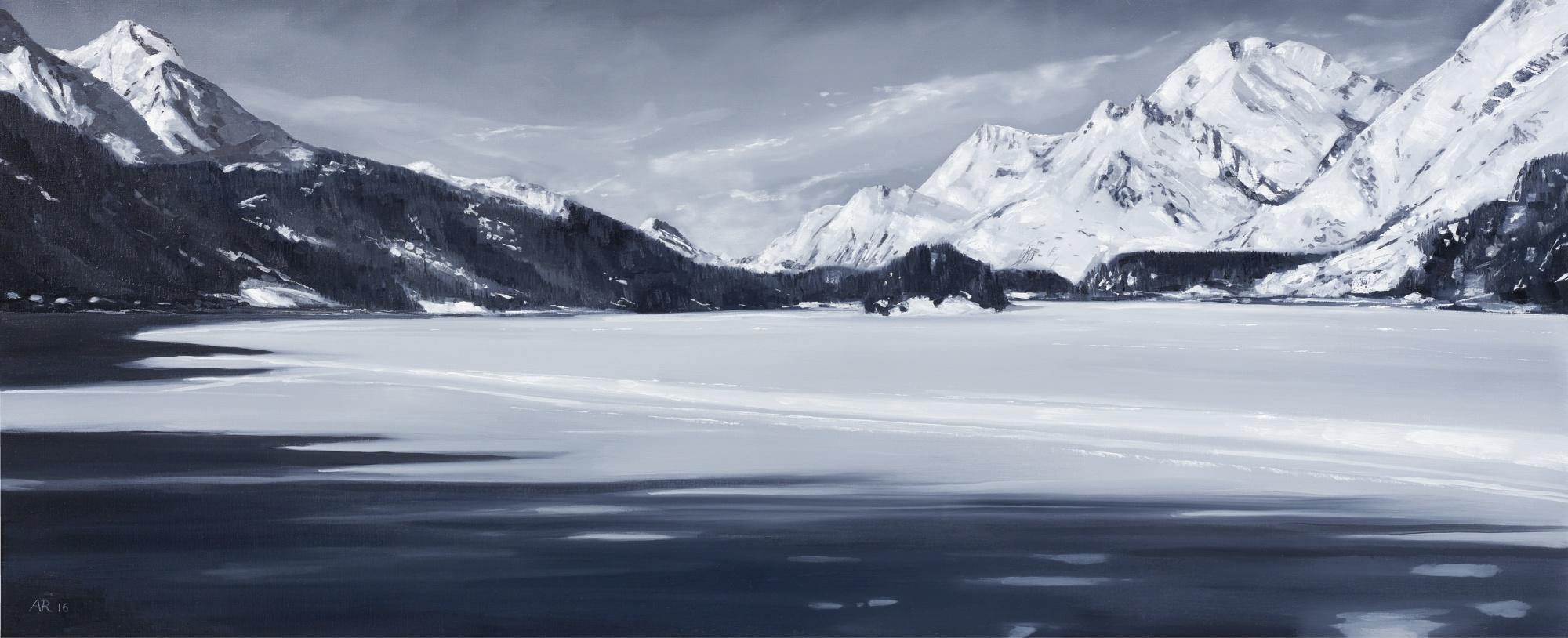 Andreas Rickenbacher - Licht Und Schatten Auf Dem Silsersee, 2016