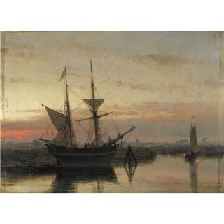 Andreas Schelfhout - Marina