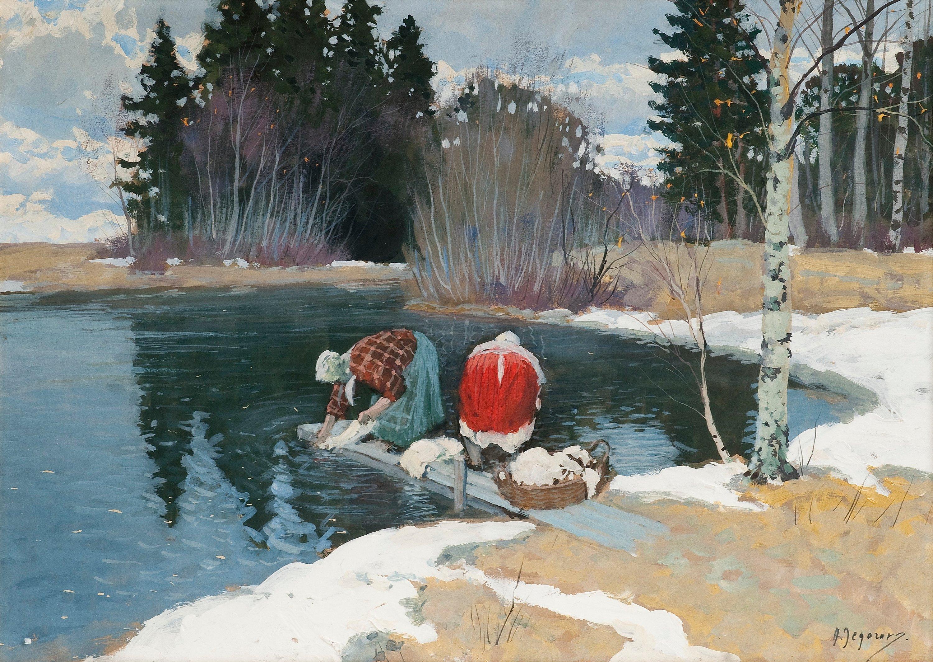 Andrei Afanasevich Jegorov - Laundresses.