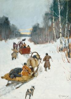 Andrei Afanasevich Jegorov - Sleighs.