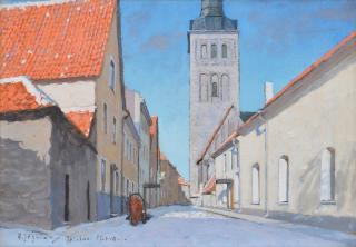 Andrei Afanasevich Jegorov - Town View, Tallinn, (Reval).