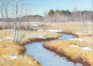 Andrei Afanasievich Jegorov - Two Landscapes With Snow