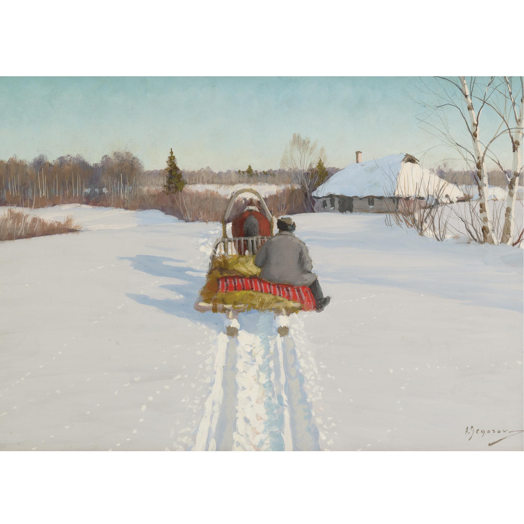 Andrei Afanasievich Yegorov - Through The Snow