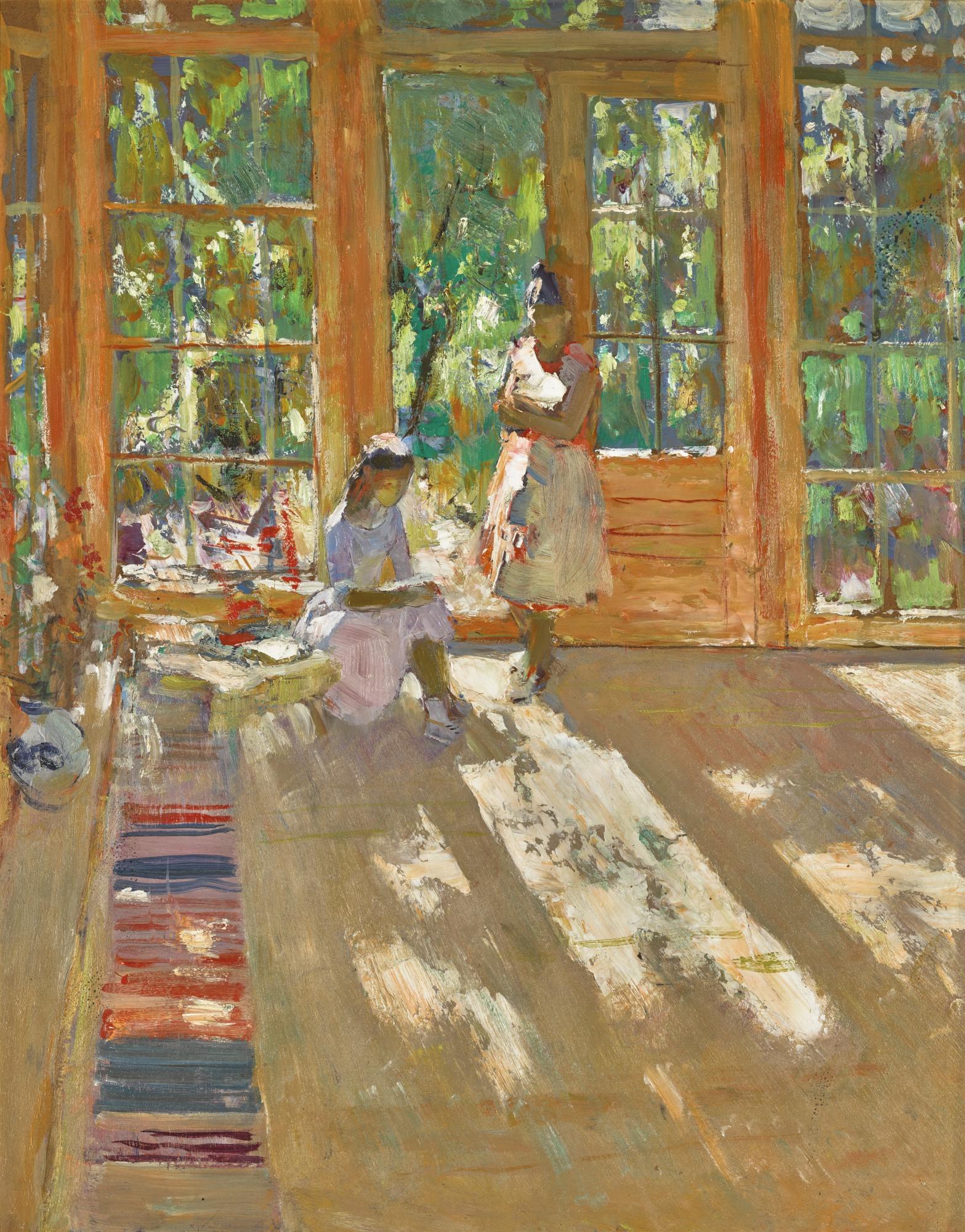 Andrei Andreevich Mylnikov - On The Veranda At Martyshkino