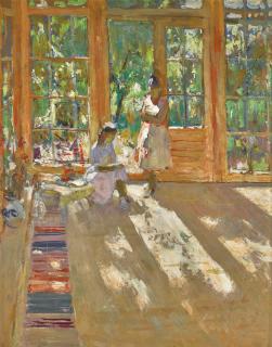 Andrei Andreevich Mylnikov - On The Veranda At Martyshkino