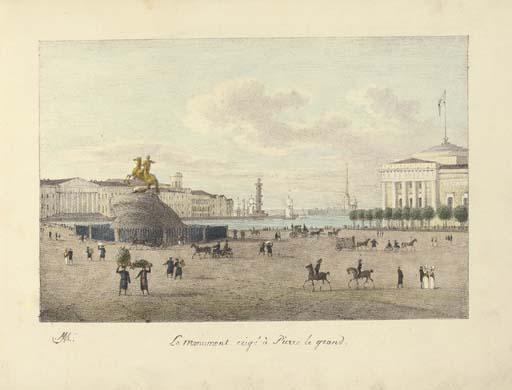 Andrei Efimovich Martynov - Vues de Saint-Petersbourg Dessinées D\'Après Nature Et Lithographiées