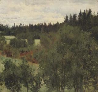 Andrei Nikolaevich Shil\'der - An extensive wooded landscape