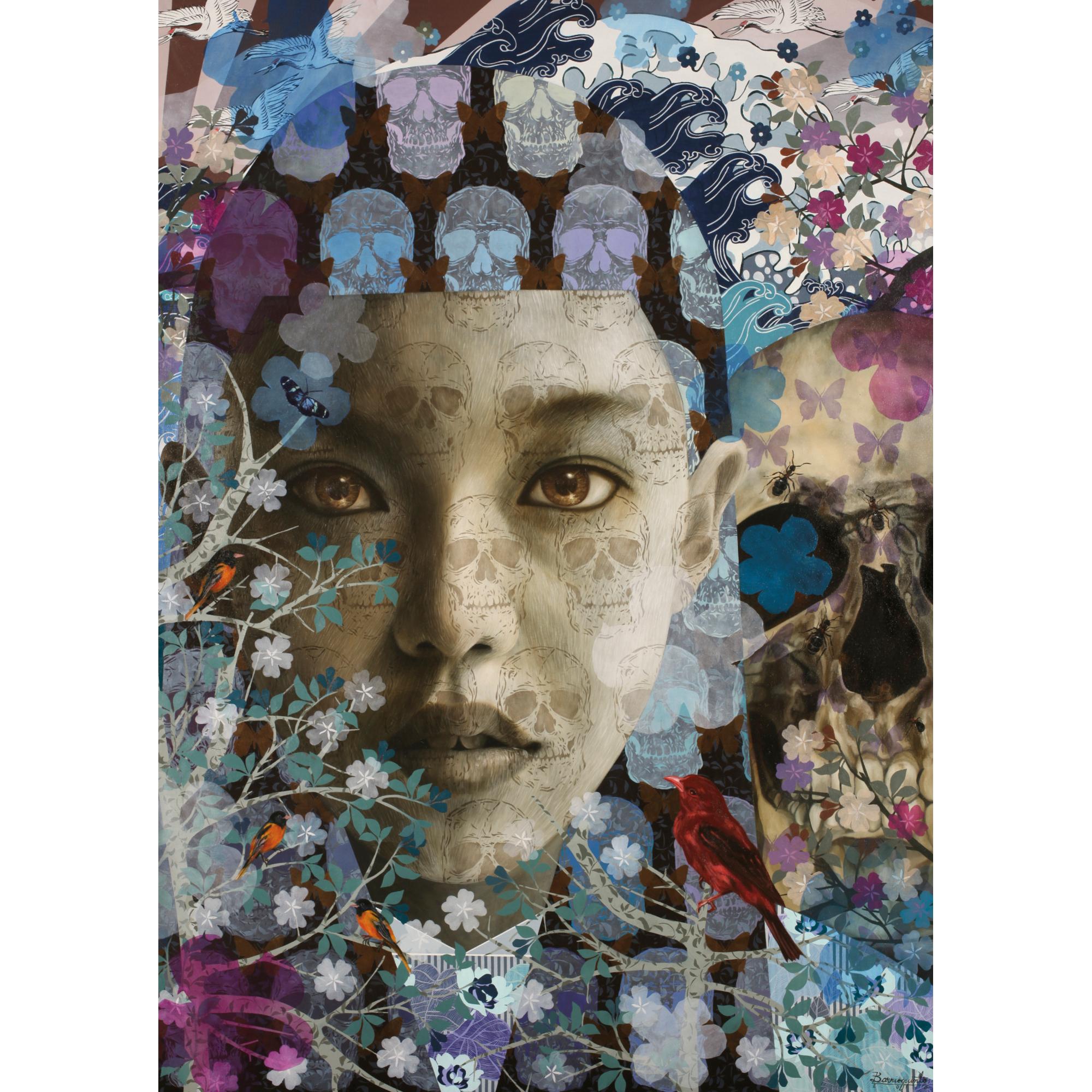 Andres Barrioquinto - Skulls & Butterflies