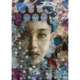 Andres Barrioquinto - Skulls & Butterflies