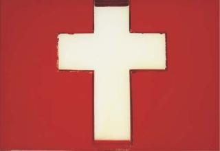 Andres Serrano - Milk Cross