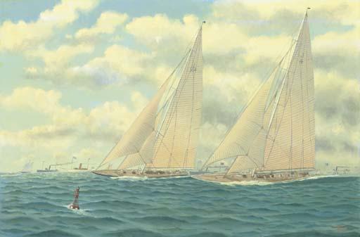 Andrew Bennett - The 1934 America\'s Cup, Rainbow vs Endeavour
