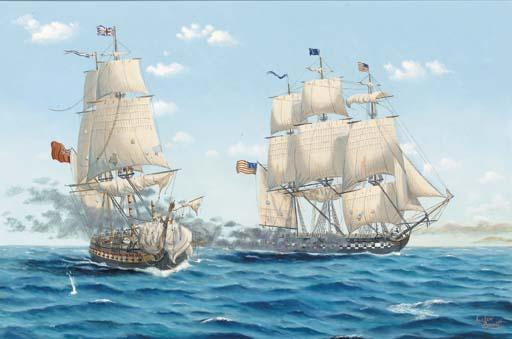 Andrew Bennett - U.S.S. Constitution v. H.M.S. Java off Brazil, December 29th, 1812
