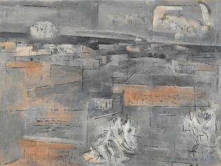 Andrew Dasburg - Untitled (Landscape in Greys), 1954