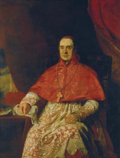 Andrew Geddes A.R.A. - Portrait Of Cardinal Thomas Weld (1773-1837)