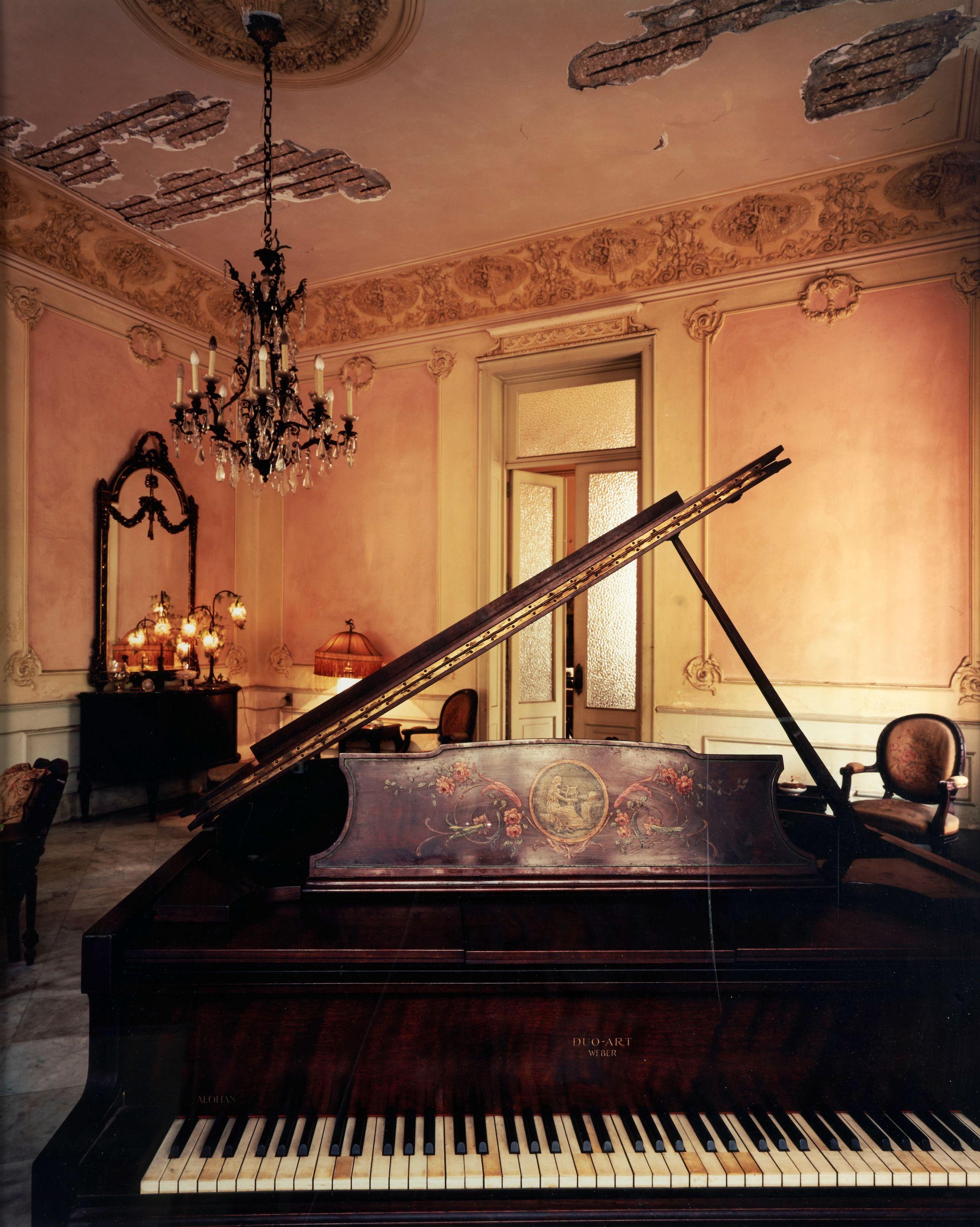 Andrew Moore - Casa de la Familia Alonso, Music Room, Havana, Cuba