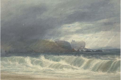 Andrew Nicholl, R.H.A. - Red Bay Castle, Co. Antrim