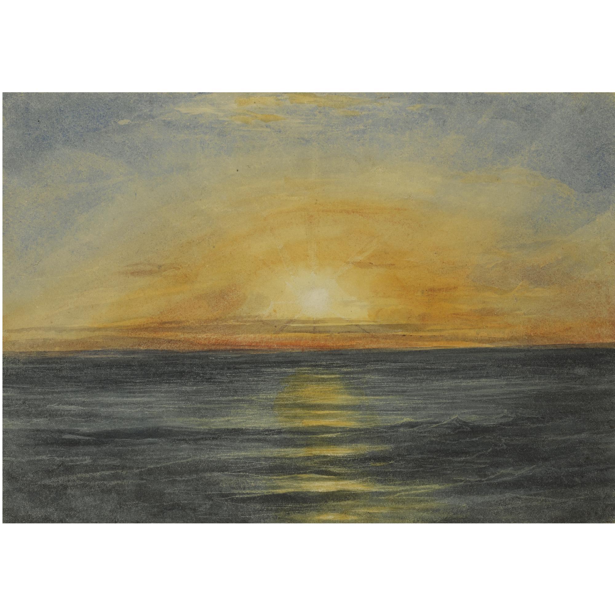 Andrew Nicholl, R.H.A. - Sunrise On The Indian Ocean