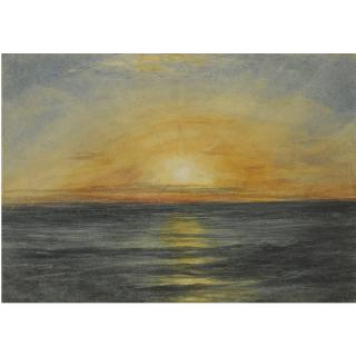Andrew Nicholl, R.H.A. - Sunrise On The Indian Ocean