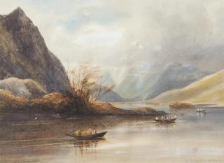 Andrew Nicholl, R.H.A. - The Twelve Pins Of Connemara, Ireland