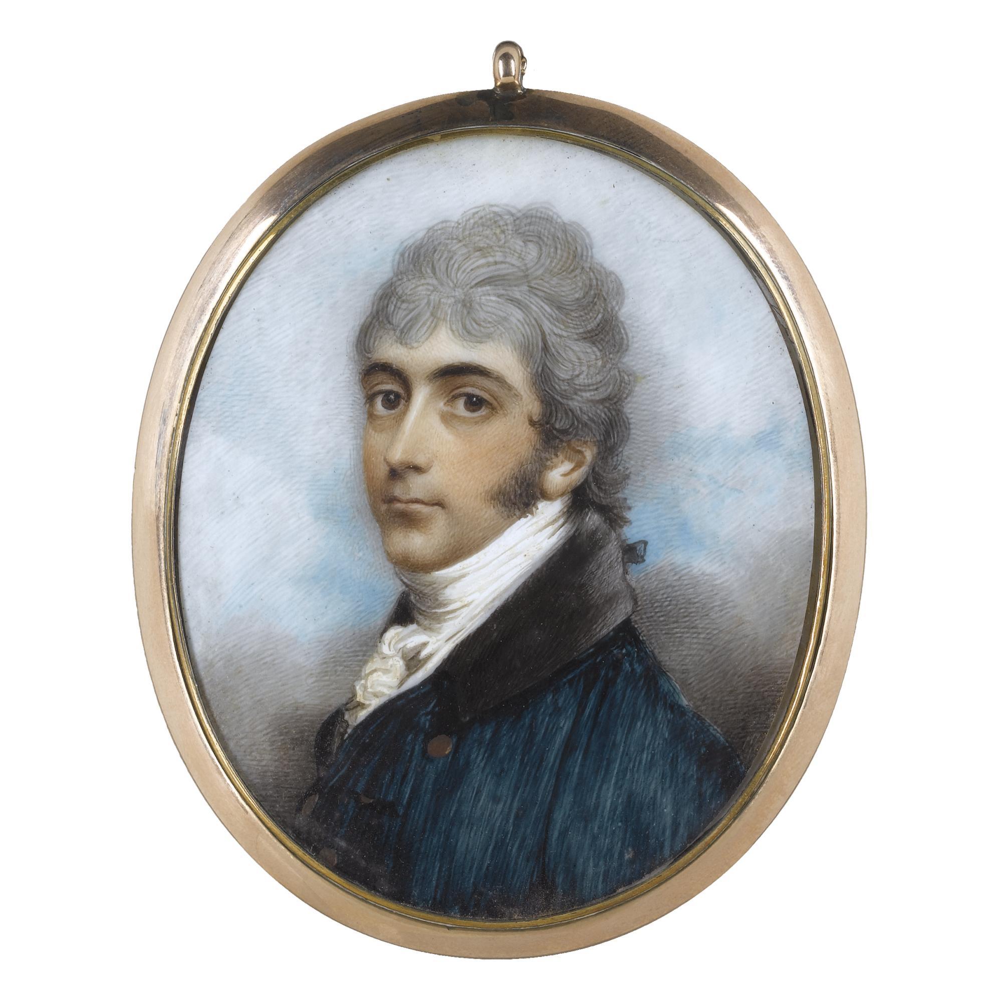 Andrew Plimer - Portrait Of Colonel Josiah Cottin (1771-1843)