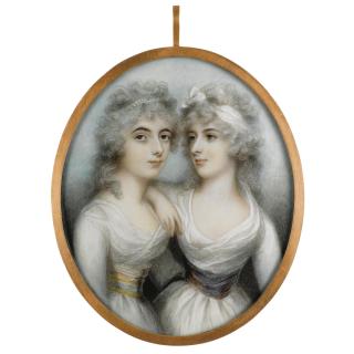 Andrew Plimer - Portrait Of Two Sisters