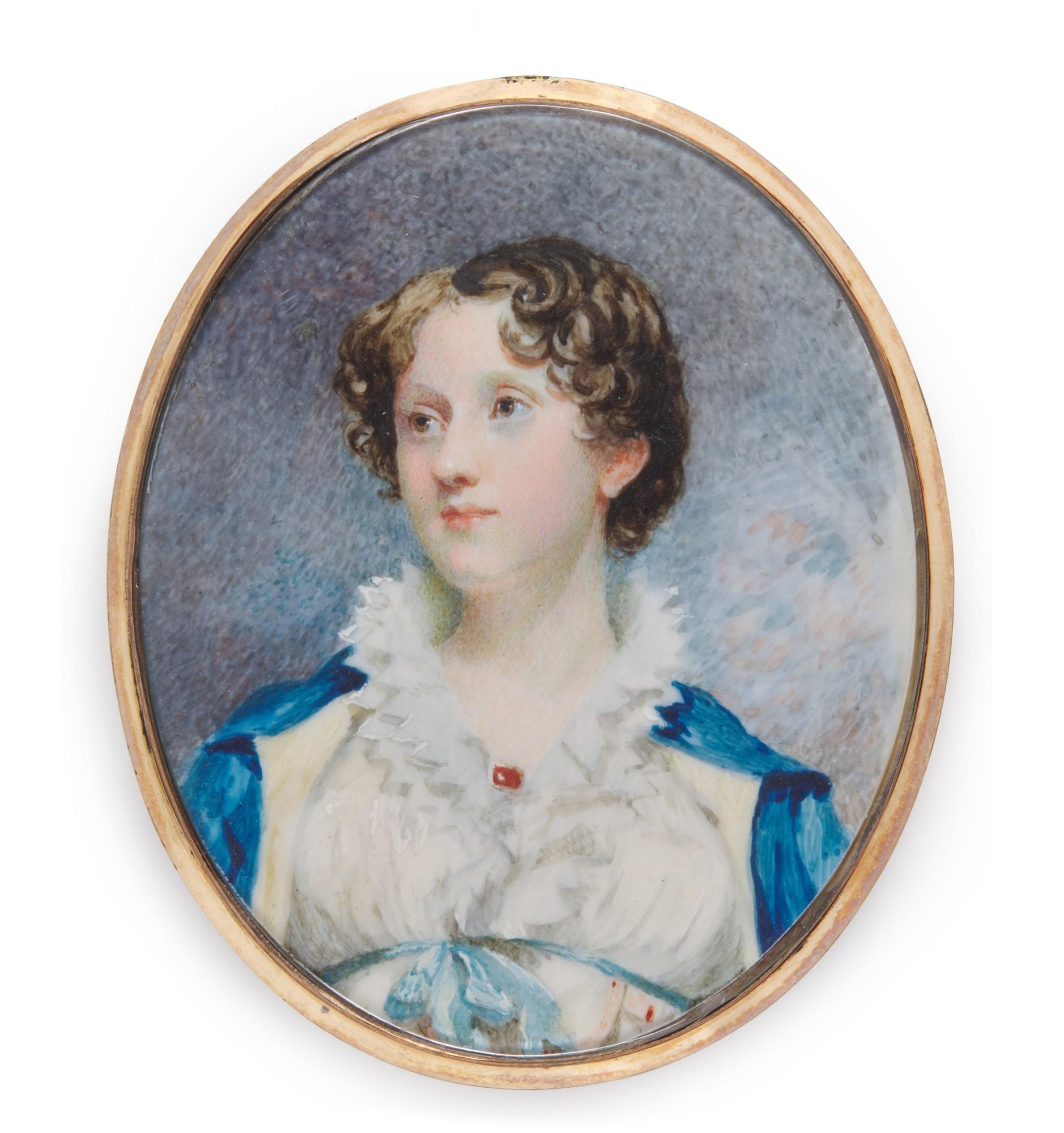 Andrew Robertson - Portrait Of A Lady, Circa 1810