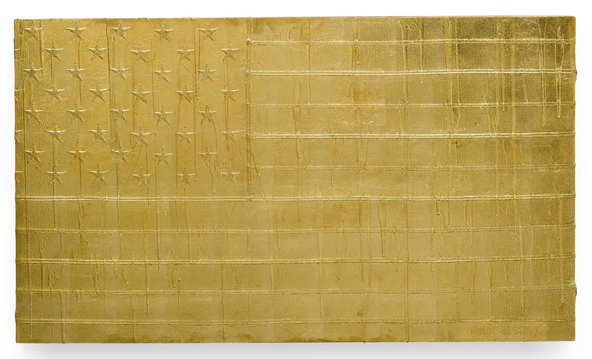 Andrew Schoultz - Melting Flag 2