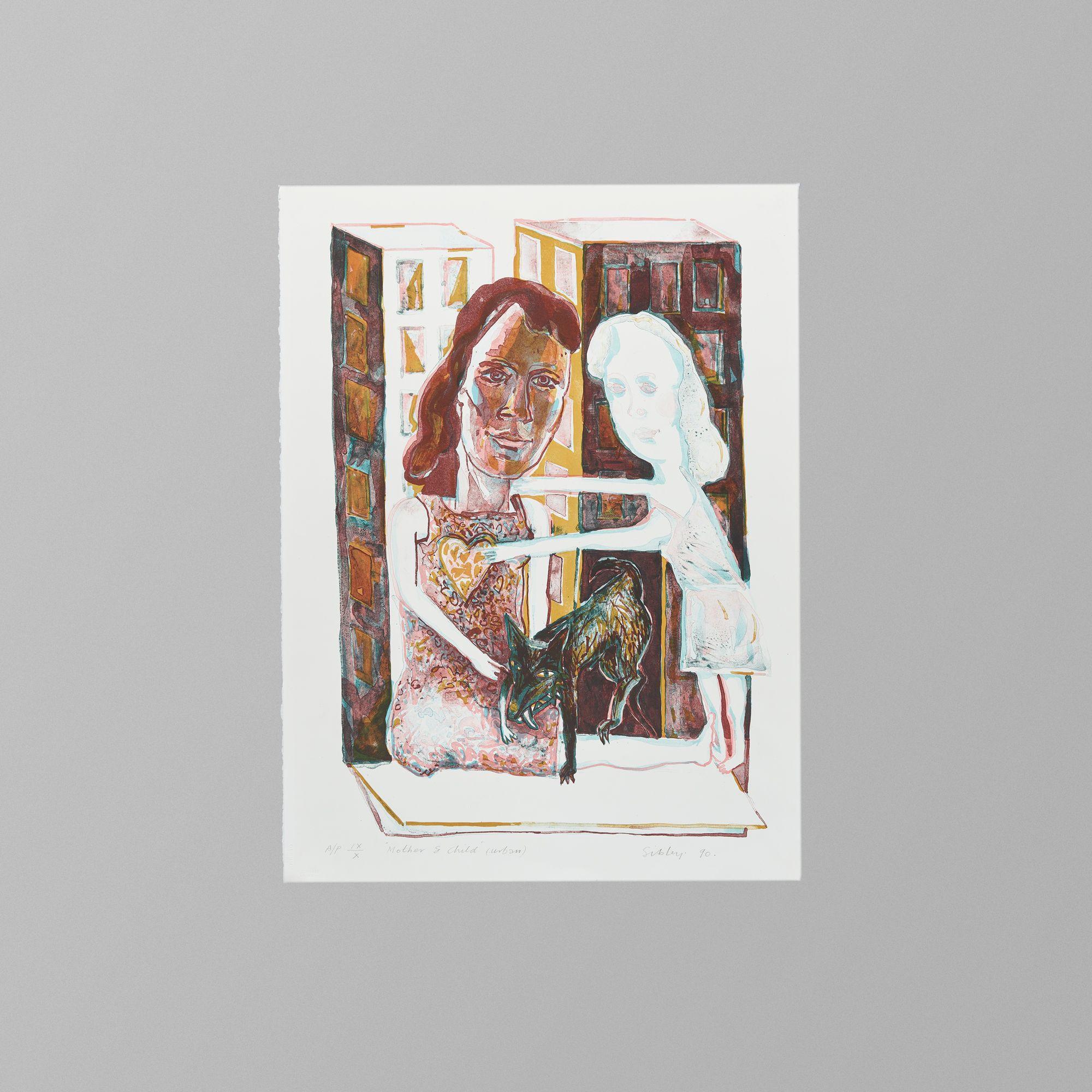 Andrew Sibley - Mother and Child (Urban), 1990