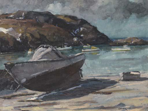 Andrew Winter - Sailboat on the Beach