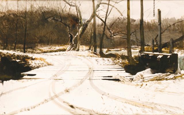 Andrew Wyeth - A Bridge, Race Gate