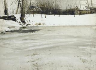 Andrew Wyeth - Below The Dam