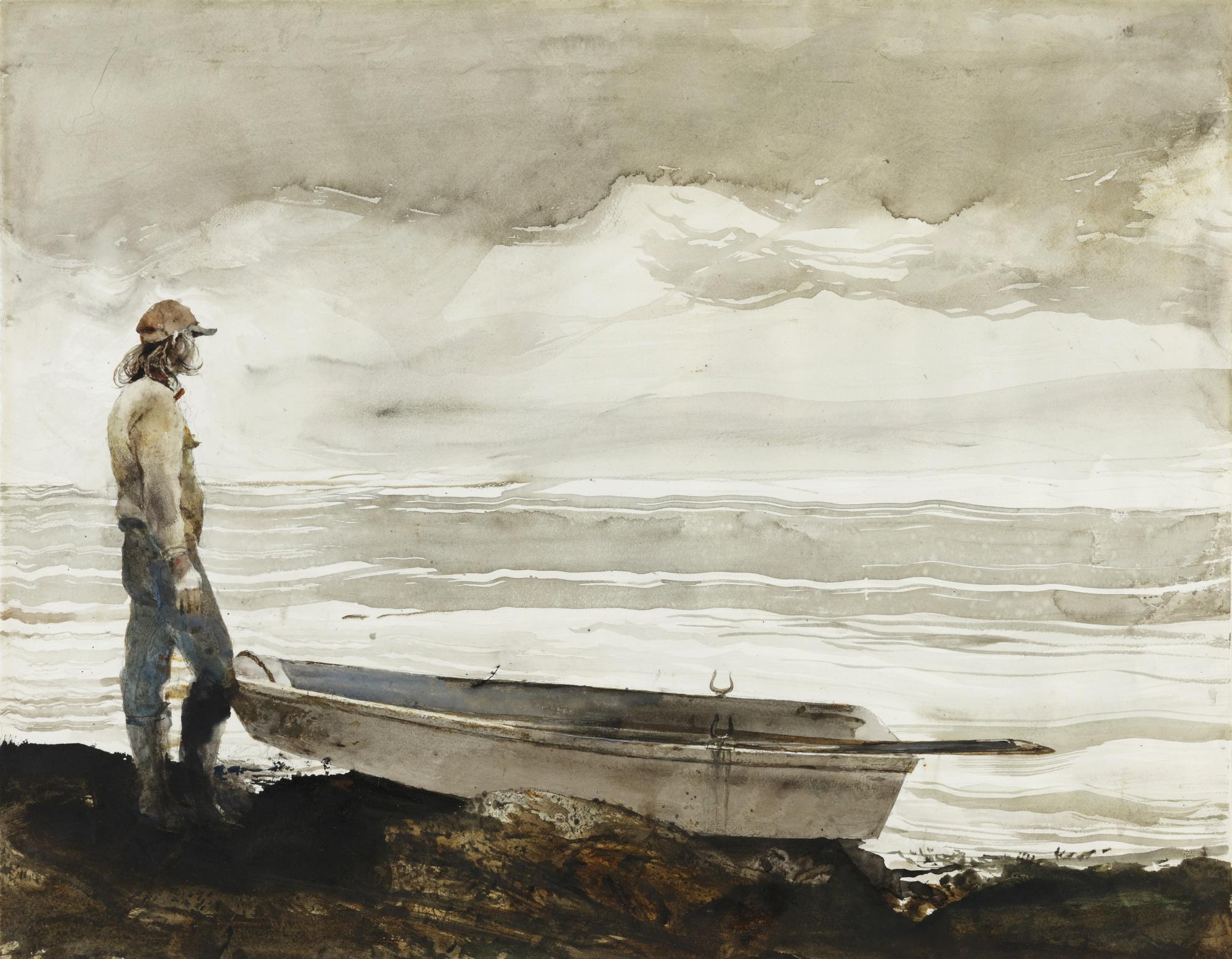 Andrew Wyeth - Bruce And His Punt