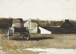 Andrew Wyeth - Cider Barrel