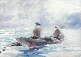 Andrew Wyeth - Fishermen in Dory
