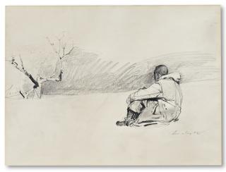 Andrew Wyeth - Study For Army Surplus