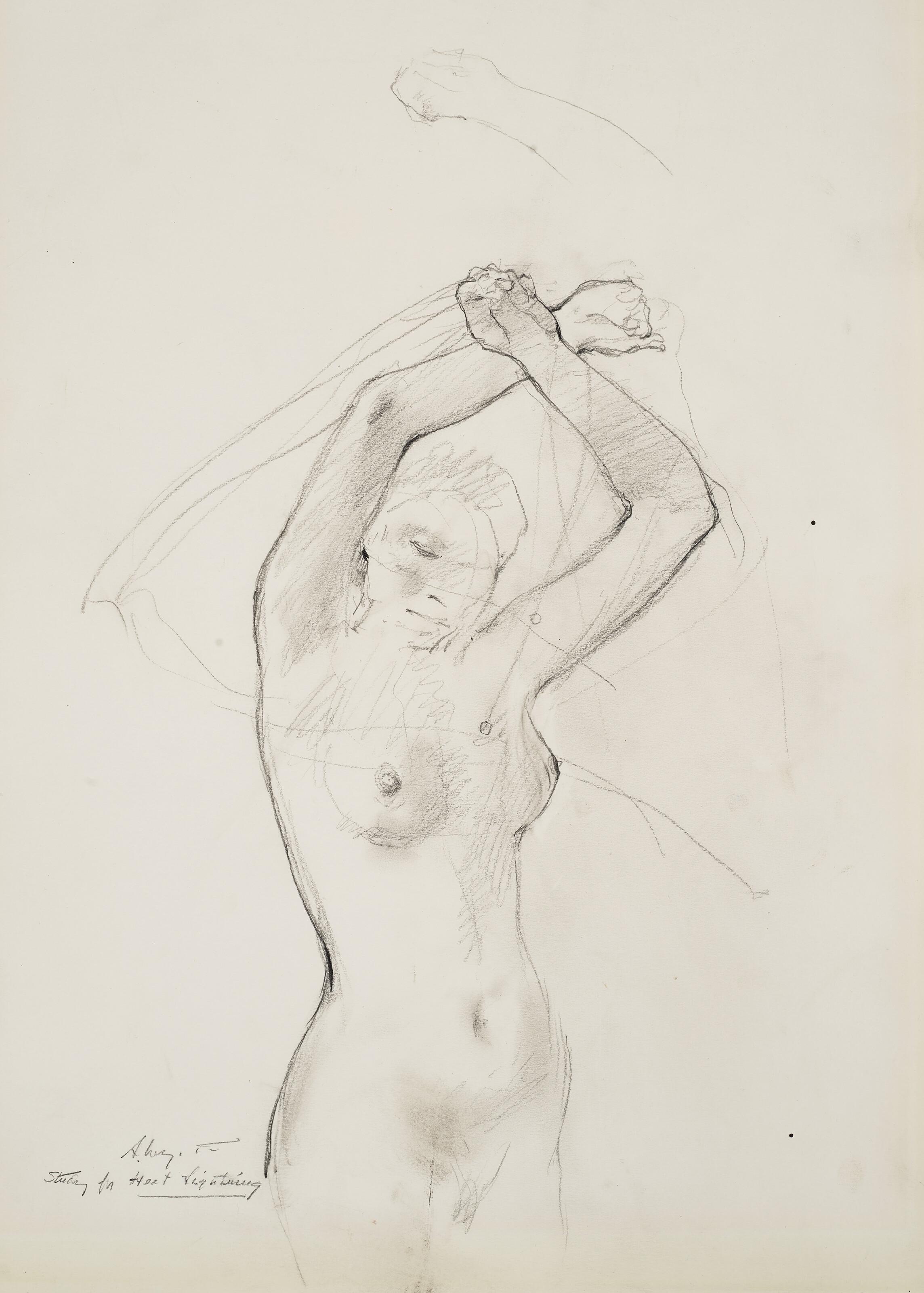 Andrew Wyeth - Study for \'Heat Lightning\'