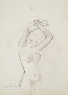 Andrew Wyeth - Study for \'Heat Lightning\'