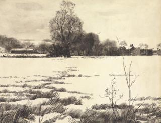 Andrew Wyeth - The Mill at Brinton\'s Bridge