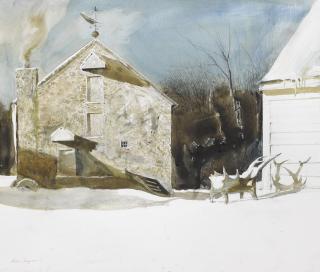 Andrew Wyeth - Weather Front (Study For \'Arctic Circle\')